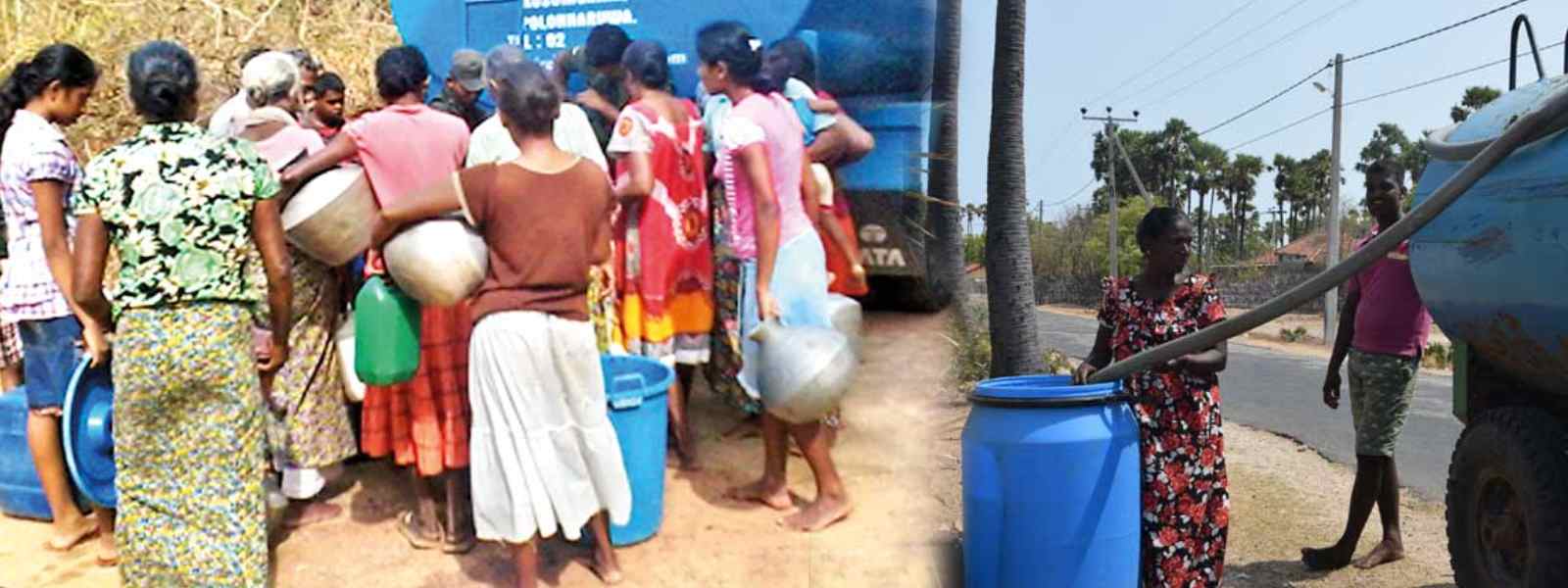 දිස්ත්‍රික්ක කිහිපයකට බවුසර් මගින් ජලය...